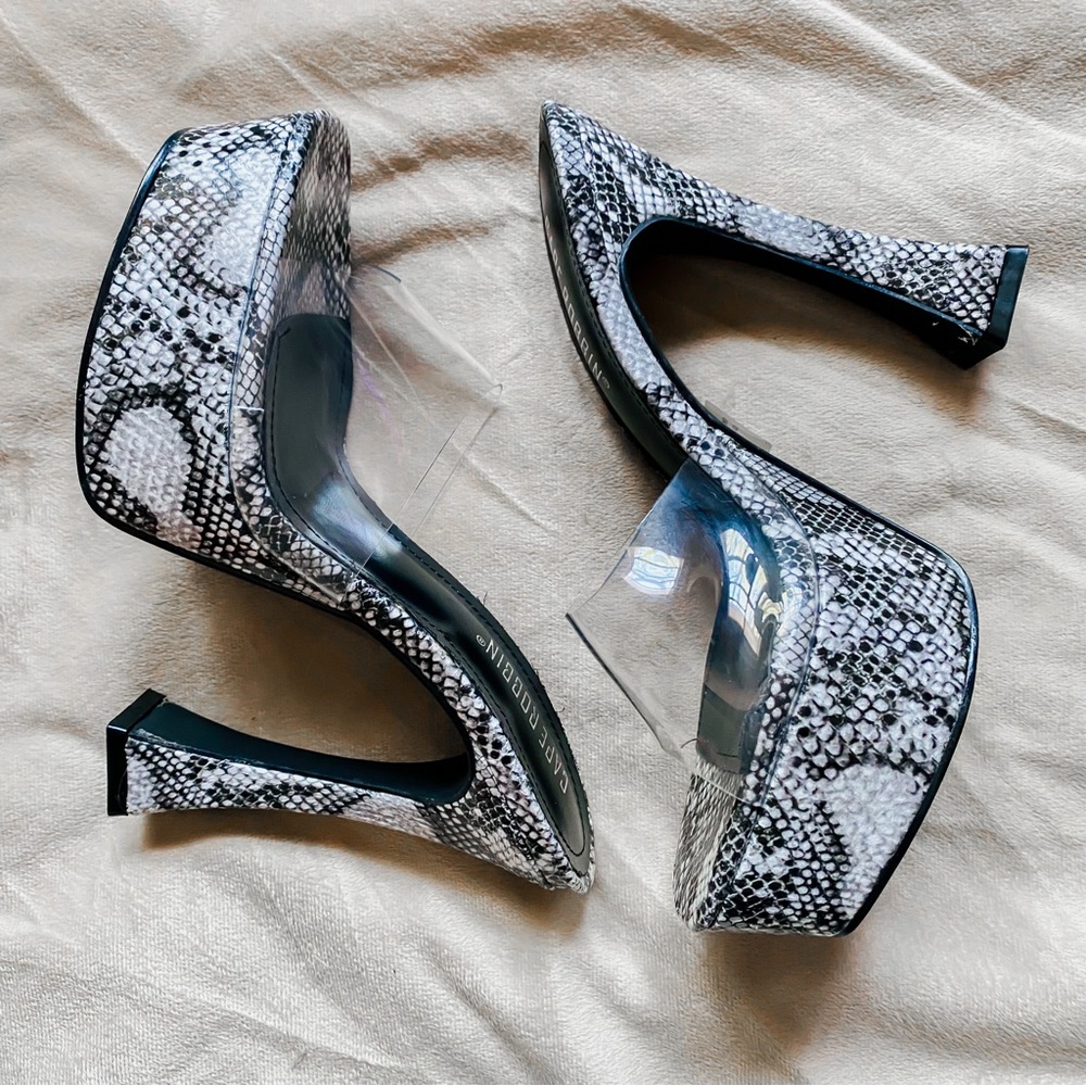 Cape Robbin Snakeskin Heels
